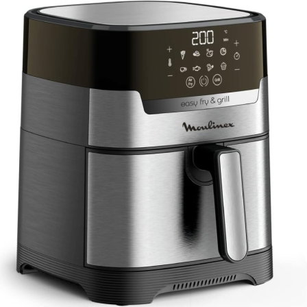 Moulinex Easy Fry & Grill EZ505D Freidora de Aire 4.2L Plata Moulinex Easy Fry & Grill EZ505D Freidora de Aire 4.2L Plata